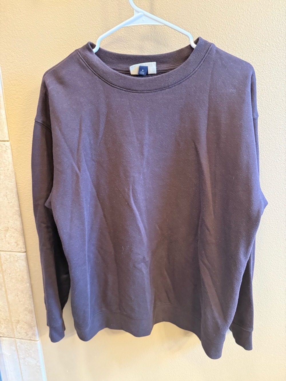 Universal Thread Men's Crewneck Sweater in Dark Brown